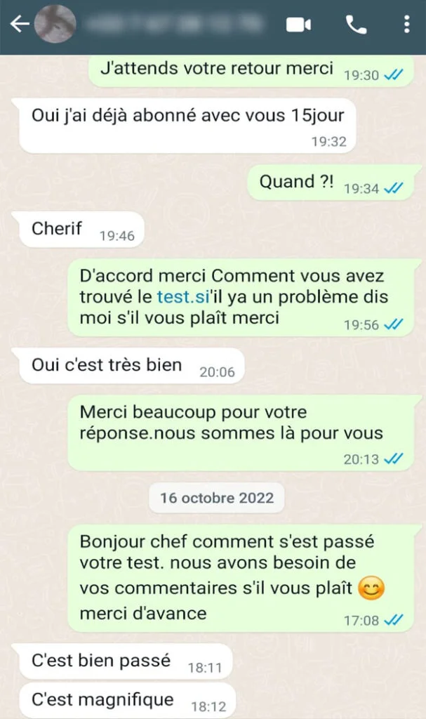 Témoignage client IPTV Live